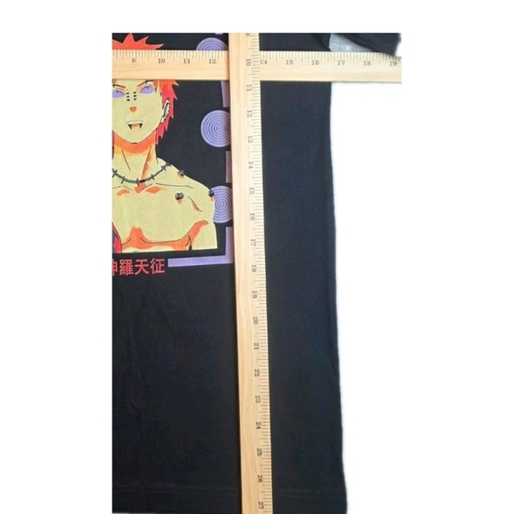 NARUTO Pain Akatsuki T-Shirt S | Bella+Canvas Almighty Push Anime T-shirt - Picture 3 of 4